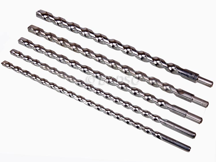 Masonry Drill bits 14 to 22mm, 400mm long Carbon Steel